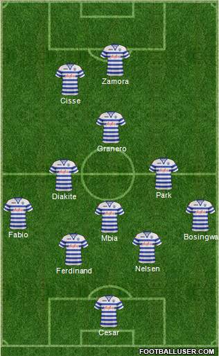 Queens Park Rangers Formation 2012