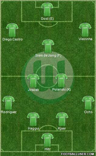 VfL Wolfsburg Formation 2012