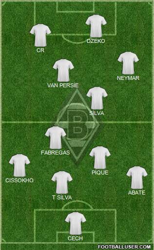 Borussia Mönchengladbach Formation 2012