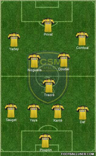 FC Sochaux-Montbéliard Formation 2012