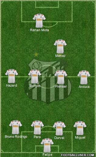 Santos FC Formation 2012