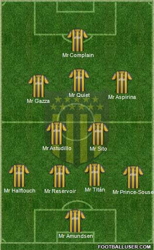 Club Atlético Peñarol Formation 2012