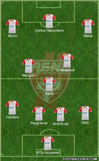 A.S. Nancy Lorraine Formation 2012