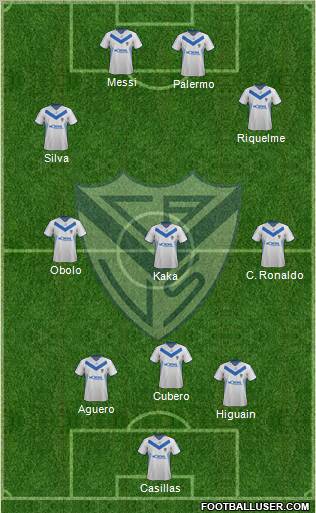 Vélez Sarsfield Formation 2012