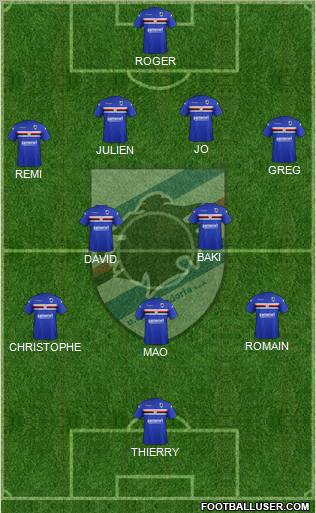 Sampdoria Formation 2012