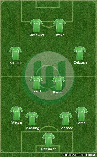 VfL Wolfsburg Formation 2012