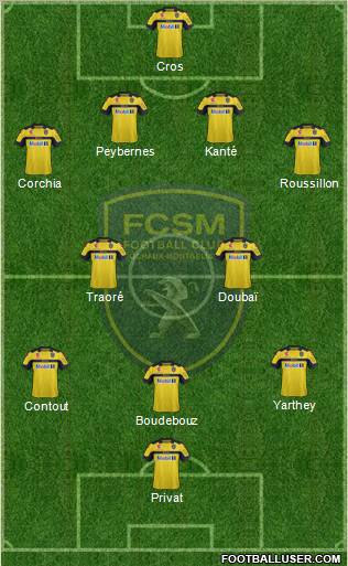 FC Sochaux-Montbéliard Formation 2012