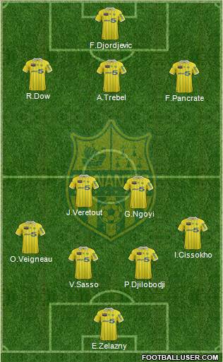 FC Nantes Formation 2012