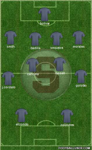 CD Saprissa Formation 2012