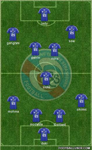 Racing Club de Strasbourg-Football Formation 2012