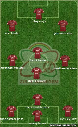 SV Zulte Waregem Formation 2012