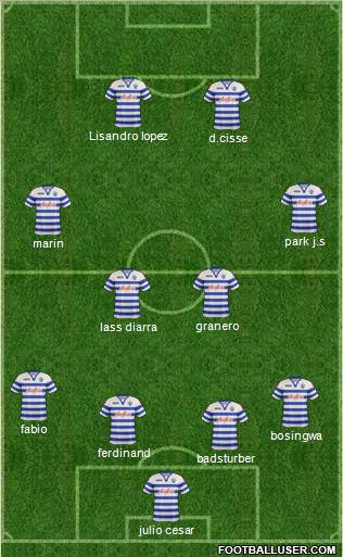 Queens Park Rangers Formation 2012