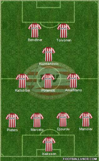 PSV Formation 2012