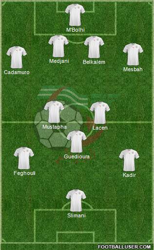 Algeria Formation 2012