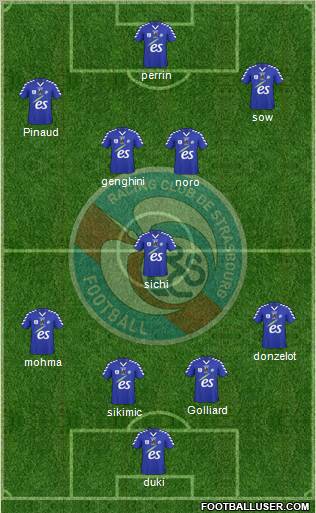 Racing Club de Strasbourg-Football Formation 2012