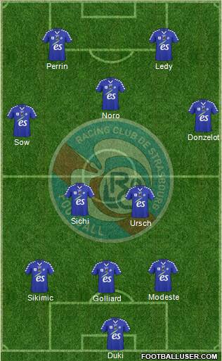 Racing Club de Strasbourg-Football Formation 2012