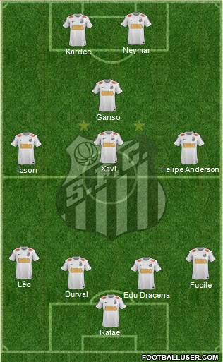 Santos FC Formation 2012