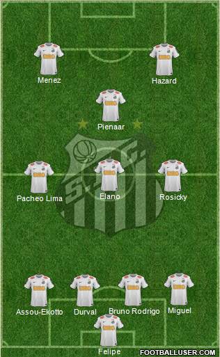 Santos FC Formation 2012