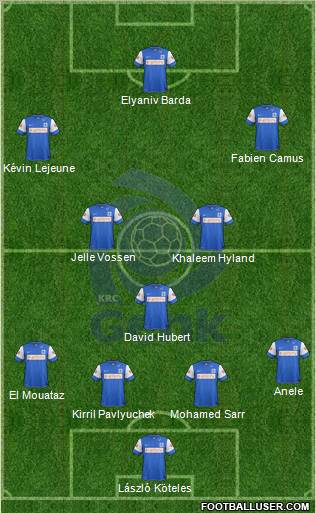 K Racing Club Genk Formation 2012