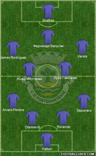 Clube Desportivo Portosantense Formation 2012