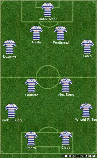 Queens Park Rangers Formation 2012