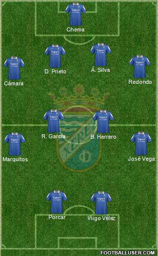 Xerez C.D., S.A.D. Formation 2012