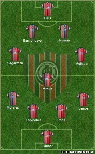 Chacarita Juniors Formation 2012