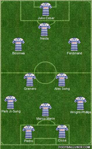 Queens Park Rangers Formation 2012