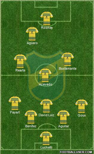 Defensa y Justicia Formation 2012