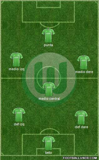 VfL Wolfsburg Formation 2012