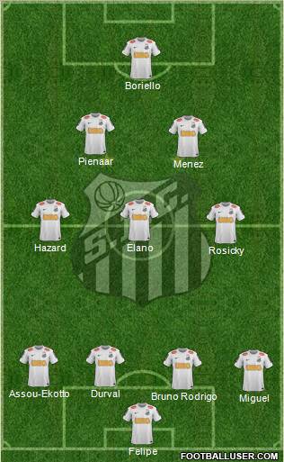 Santos FC Formation 2012