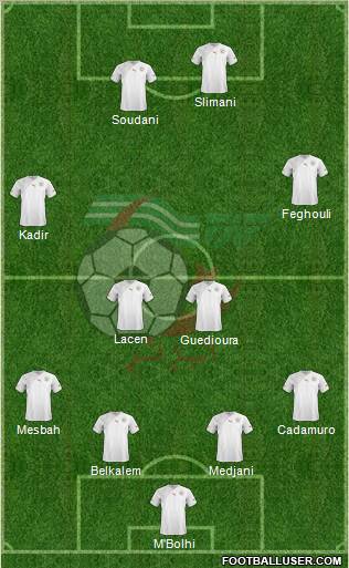 Algeria Formation 2012