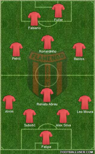 Flamengo EC de Arcoverde Formation 2012