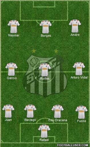 Santos FC Formation 2012