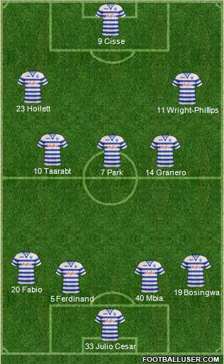 Queens Park Rangers Formation 2012