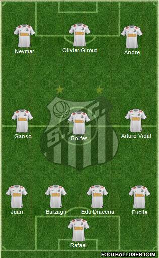 Santos FC Formation 2012