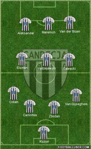 Sandecja Nowy Sacz Formation 2012