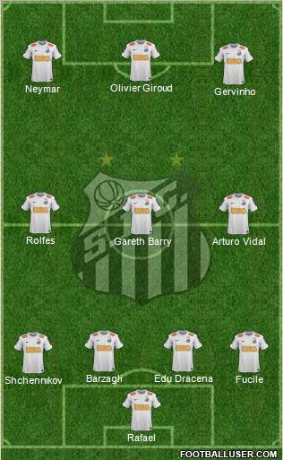 Santos FC Formation 2012