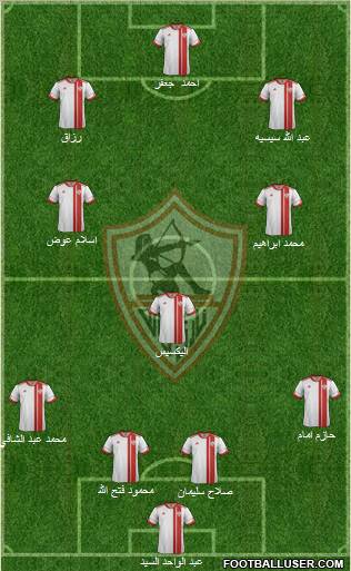 Zamalek Sporting Club Formation 2012