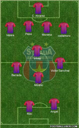 FC Steaua Bucharest Formation 2012