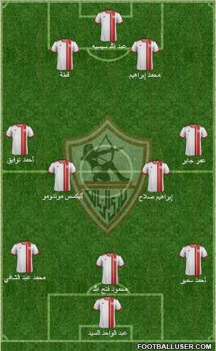 Zamalek Sporting Club Formation 2012