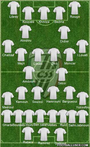 Club Sportif Sfaxien Formation 2012