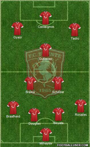 FC Twente Formation 2012