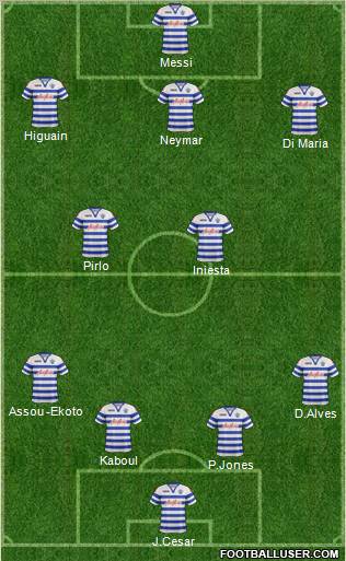 Queens Park Rangers Formation 2012