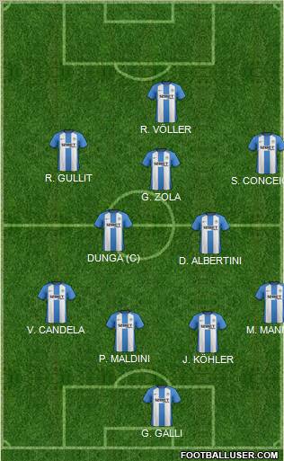 Wigan Athletic Formation 2012