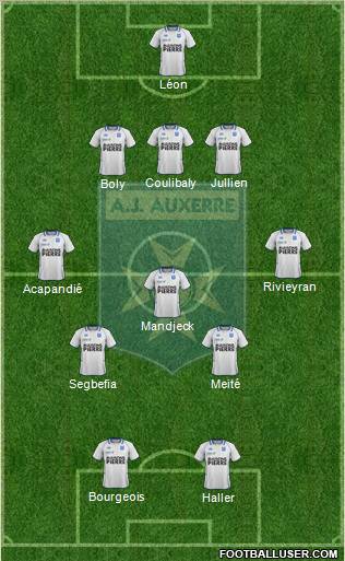 A.J. Auxerre Formation 2012