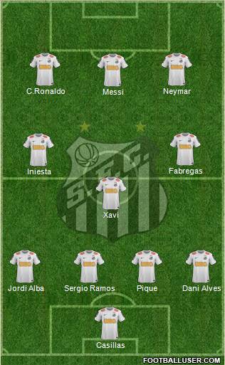 Santos FC Formation 2012