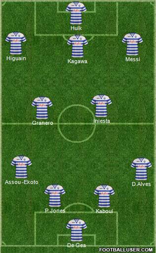 Queens Park Rangers Formation 2012