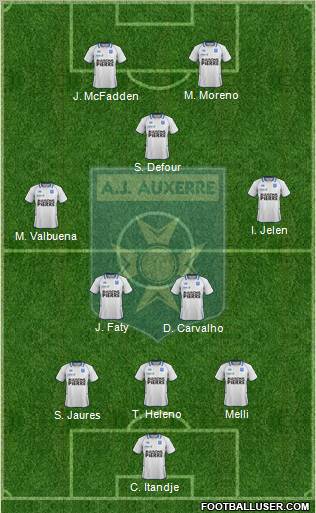 A.J. Auxerre Formation 2012