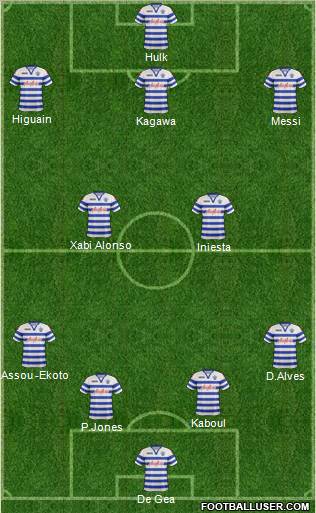 Queens Park Rangers Formation 2012